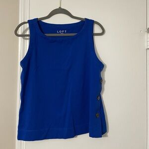 LOFT Sleeveless Blouse with Size Medium